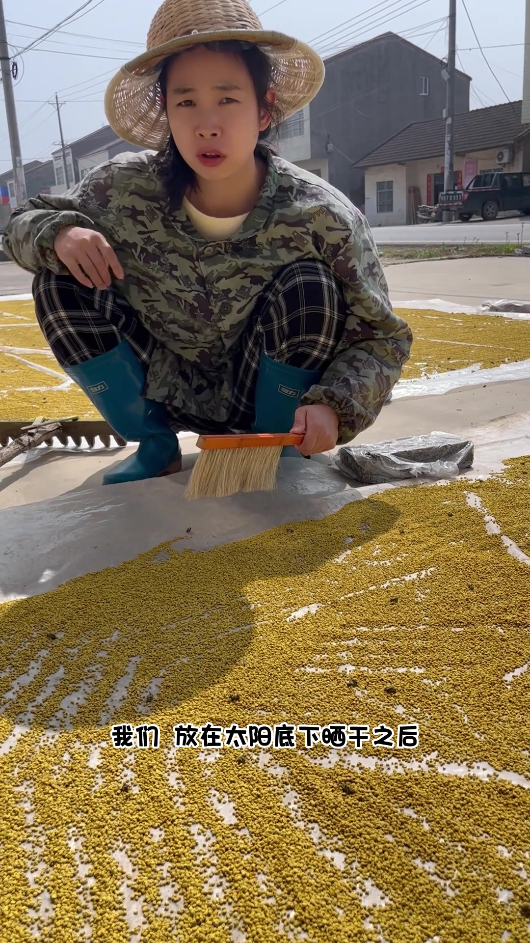 油菜花真的是个宝,不仅有蜂蜜,还有蜂花粉