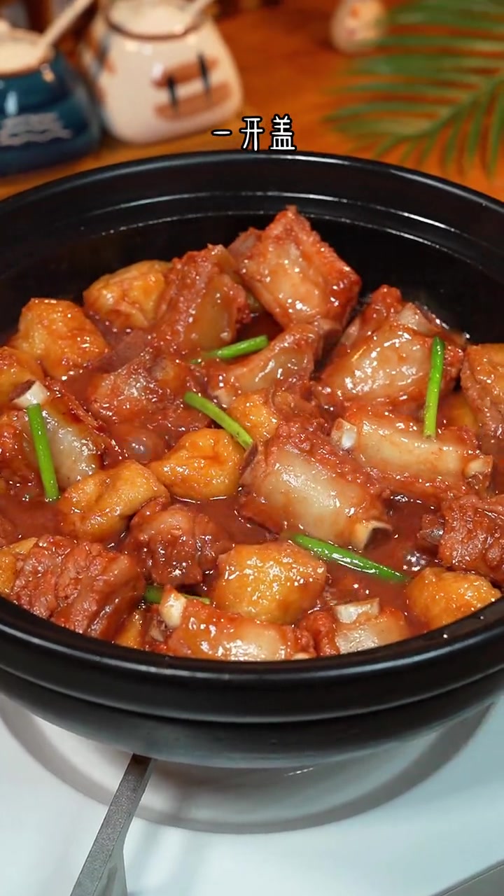 我全家都特别喜欢吃这个豆腐卜焖排骨,做法简单,特别下饭 南乳焖排骨 家常菜 下饭菜