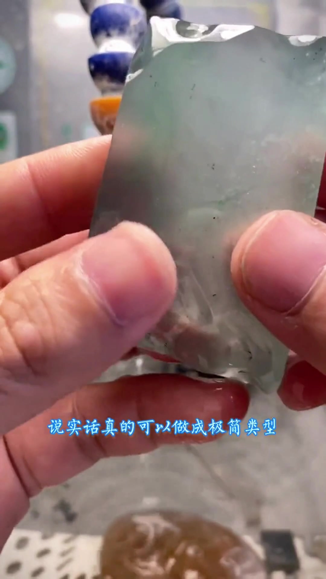 大道至简才能如鱼得水,你们觉得对吗?#翡翠#挂件#玉雕手艺人