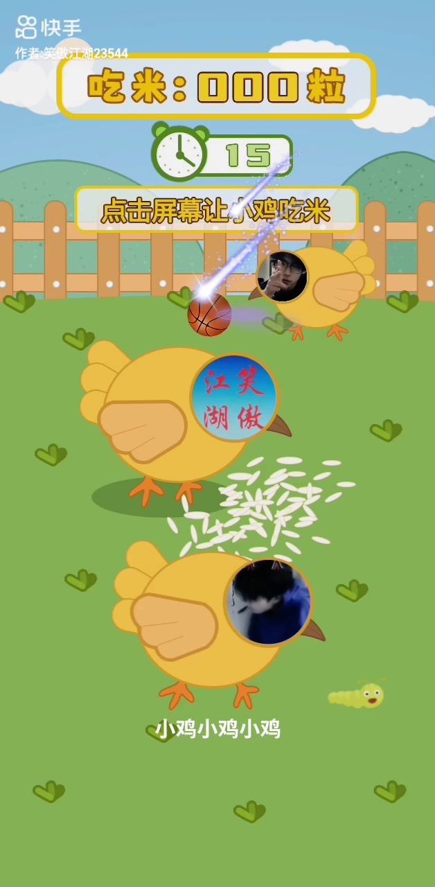 可爱小鸡怏怏长大