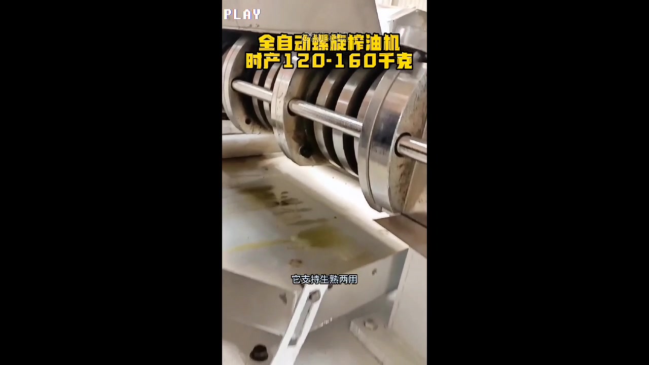 全自动螺旋棉籽榨油机 时产120-160千克 可榨花生菜籽油葵茶籽等
