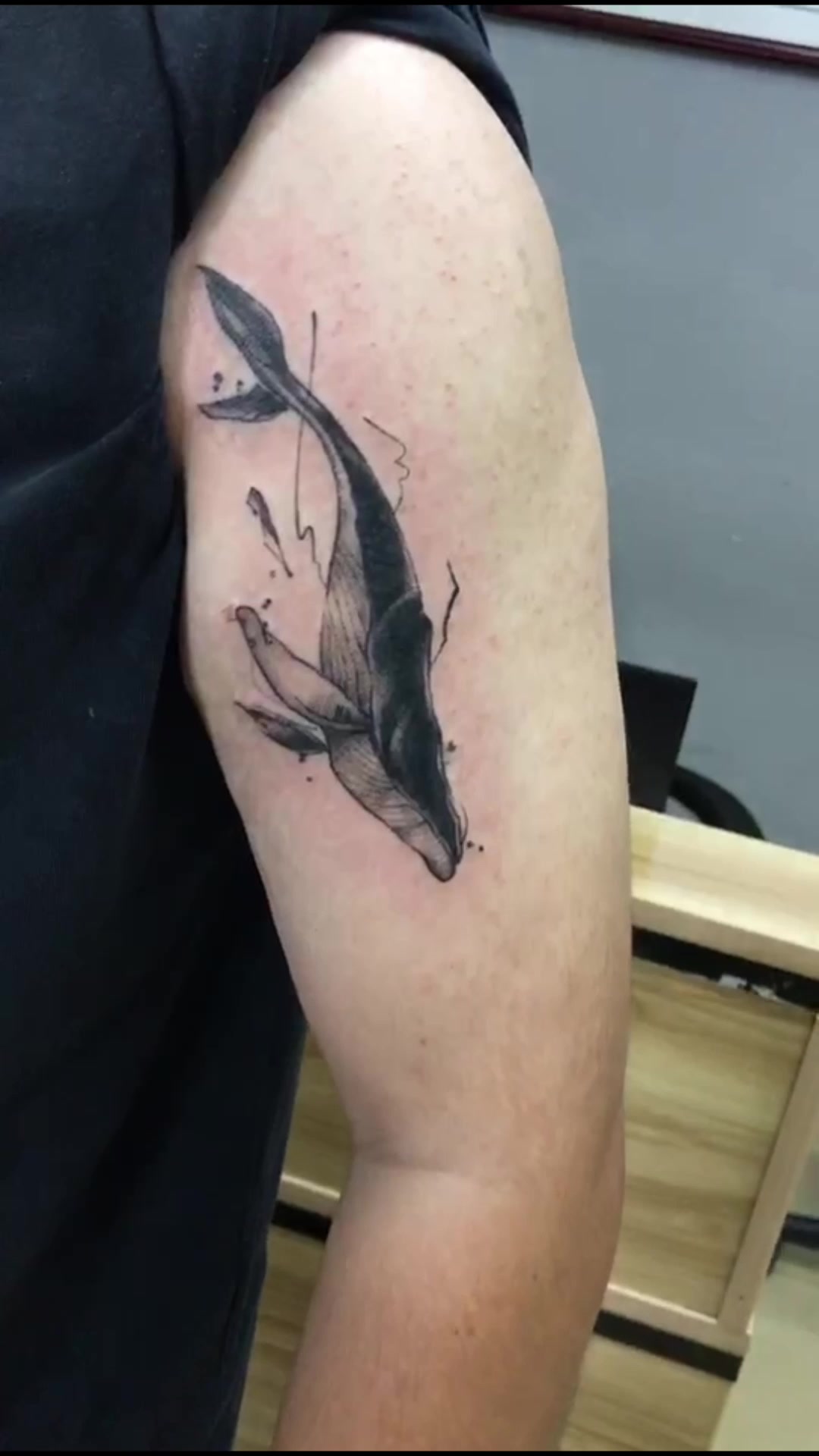 #纹身遮盖#吴江酷客纹身#鲸鱼纹身