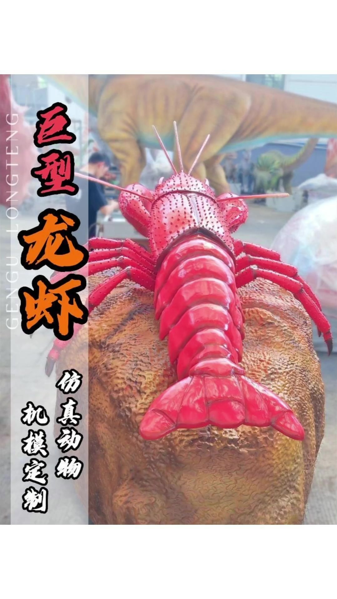 逮到一只大大大龙虾,我该怎么吃掉它?仿真动物动态模型定制