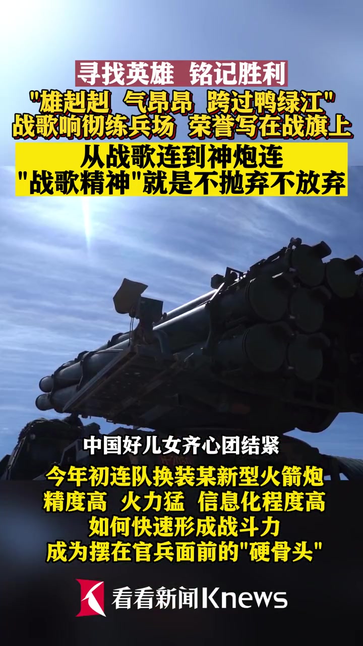 “ 雄赳赳气昂昂跨过鸭绿江 ” 从 战歌连 到神炮连 “ 战歌精神 ”就是不抛弃不放弃 中