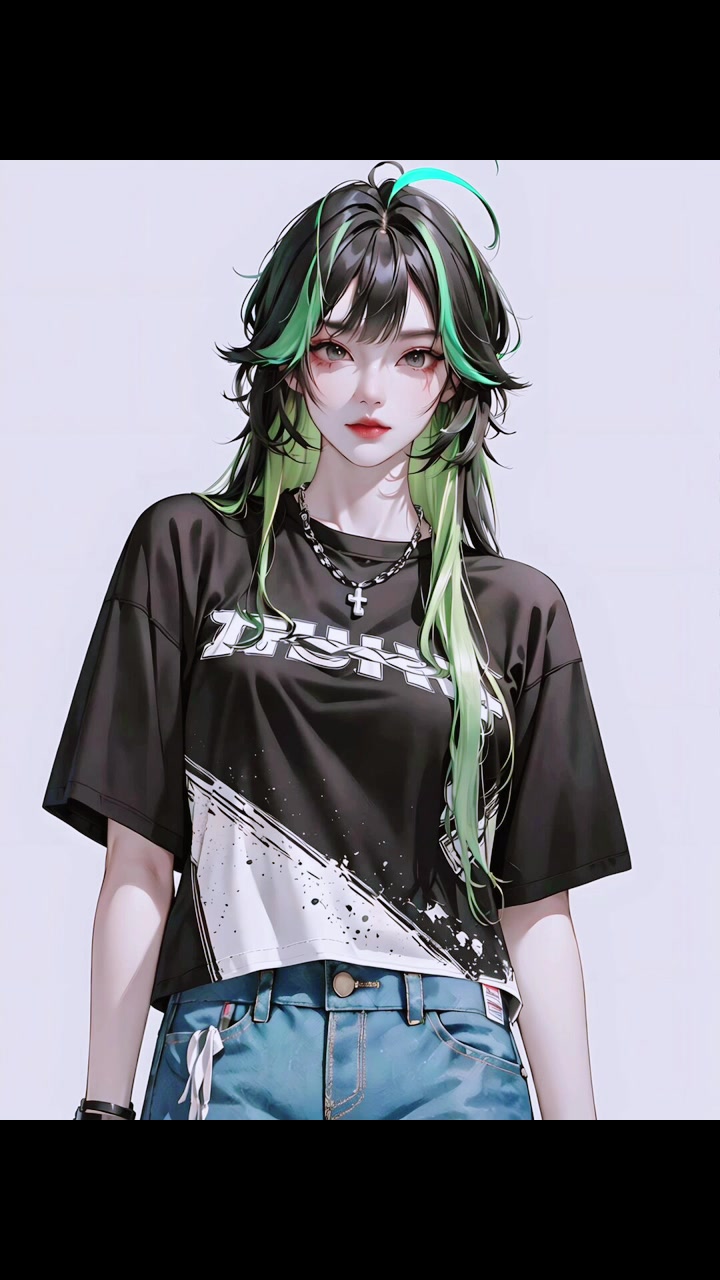 绿色系的头像……