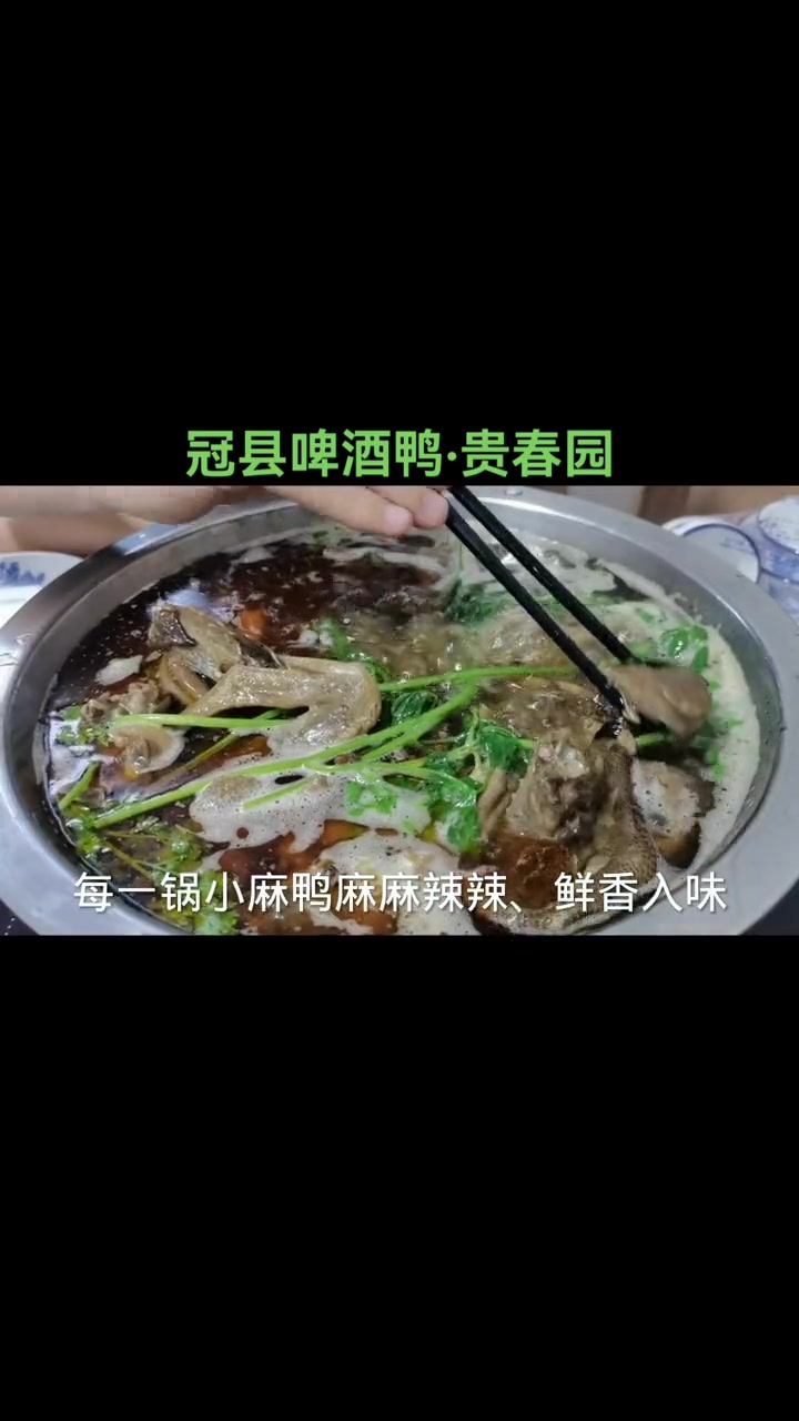冠县啤酒鸭,怎能绕得过贵春园的小麻鸭!美食探店 啤酒鸭 吃货
