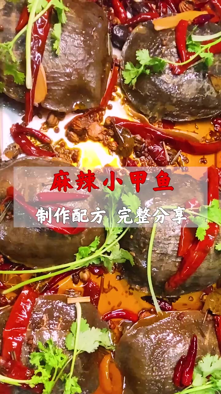 爆火的麻辣小甲鱼,详细做法分享