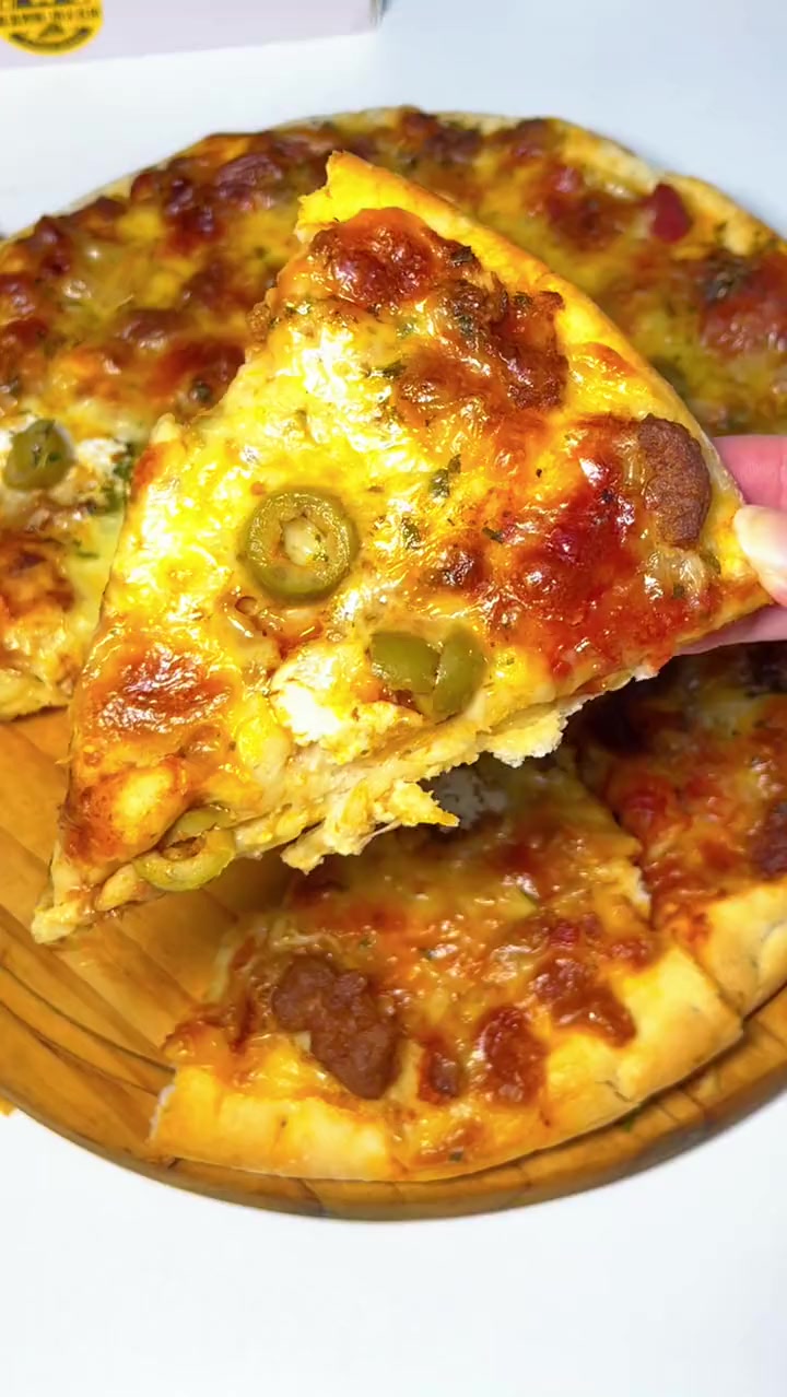 这是什么美味披萨,料真的超足!爱了爱了 美味趣食计划 好吃的披萨推荐 芝士就是力量 披萨 