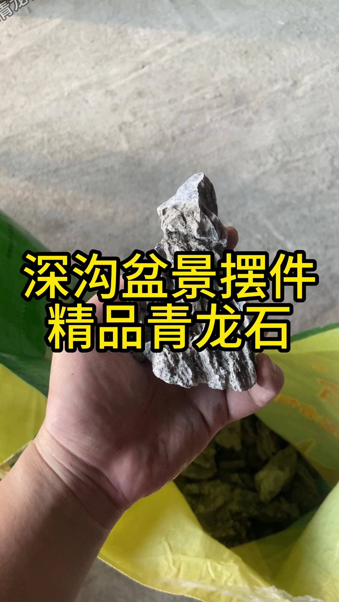 一吨深沟纹路的精品青龙石,做盆景摆件 水陆缸 鱼缸造景必备哦