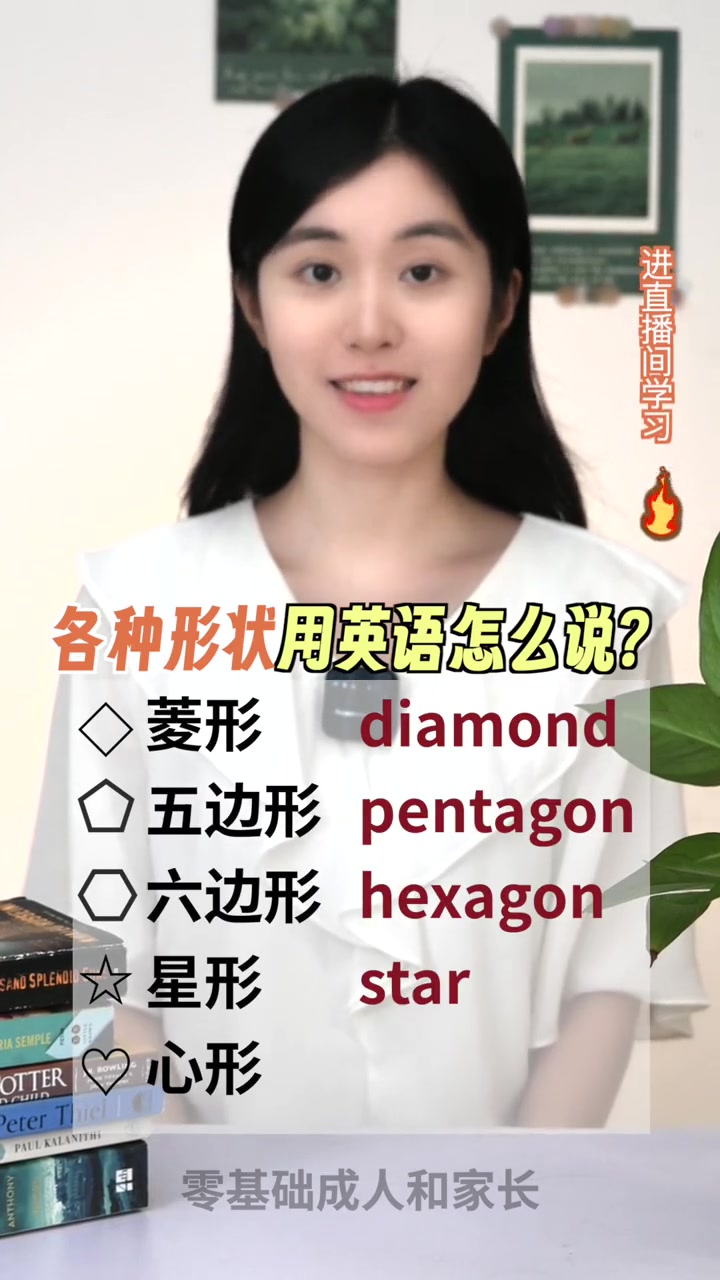 各种形状用英语怎么说?亲子英语 启蒙英语 英语早教 宝妈带娃