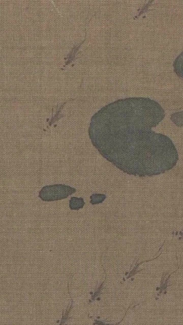 南宋时期的一幅“游鱼图”,鲢鱼鲶鱼还有鳜鱼,象征连年有贵!书画 国画 国画艺术 +小助手