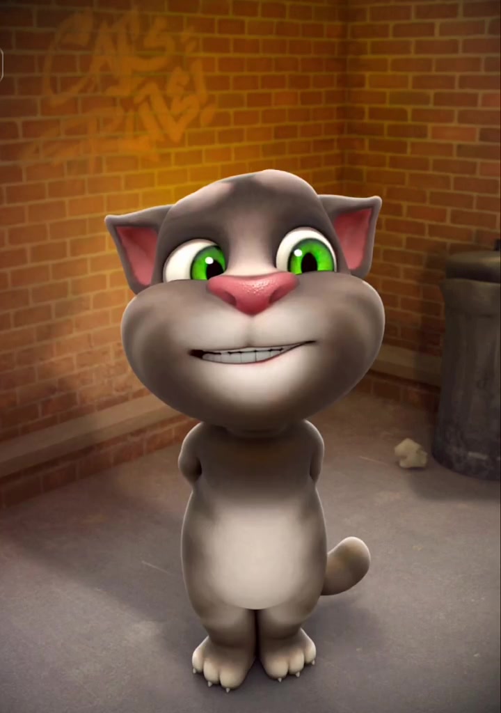 会说话的汤姆猫,搞笑的动作