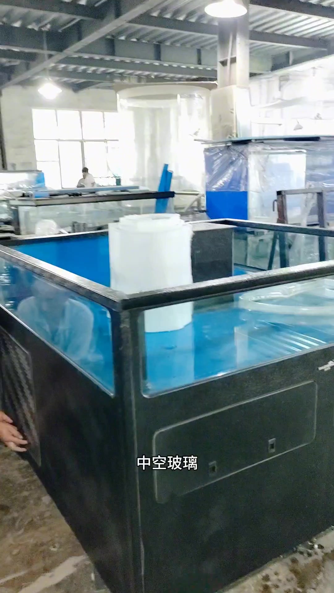 移动海鲜池-海鲜鱼缸制作-超市海鲜池,鱼缸厂家定做,鱼池水族