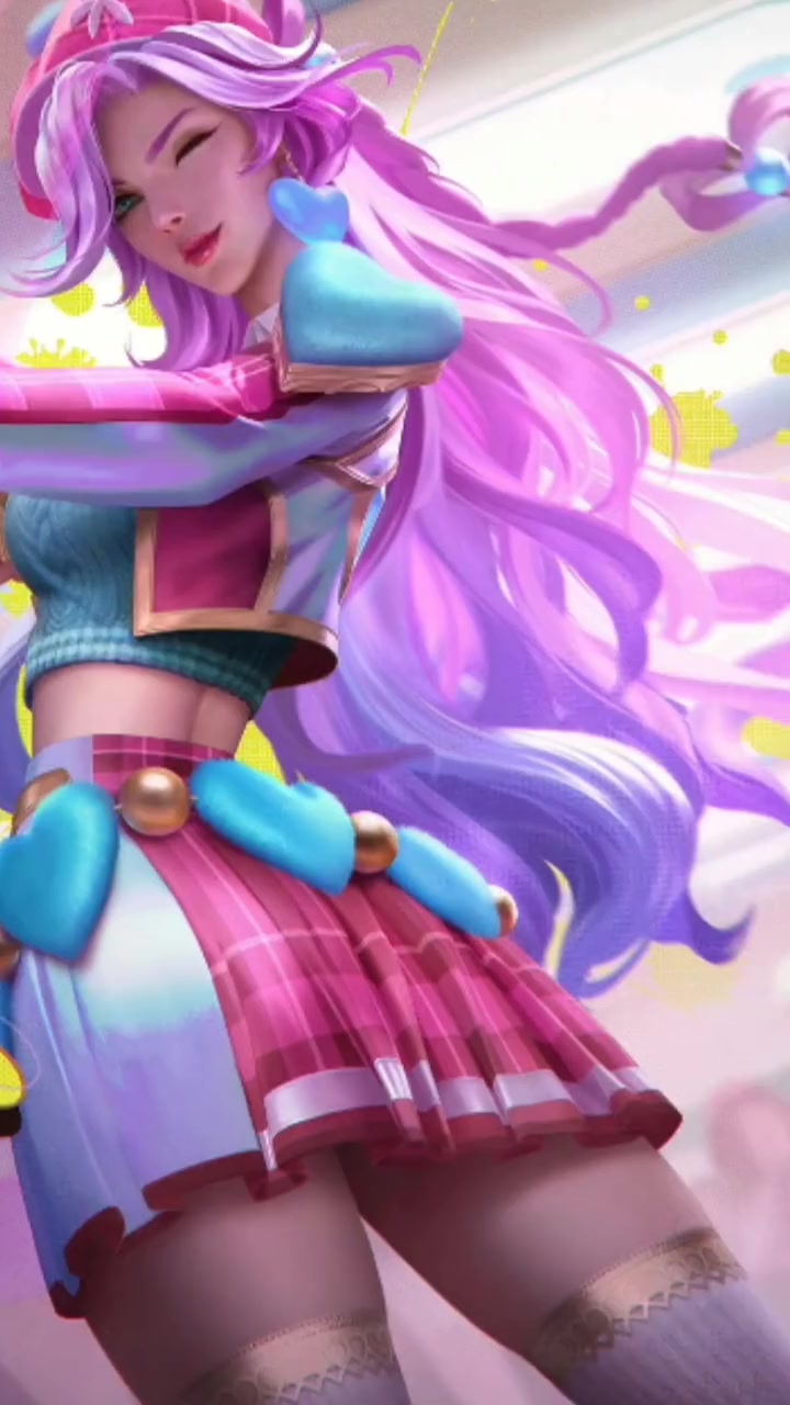 国服新的臻彩完整原画来了 臻彩 怦然心动凯特琳 泳池派对女警