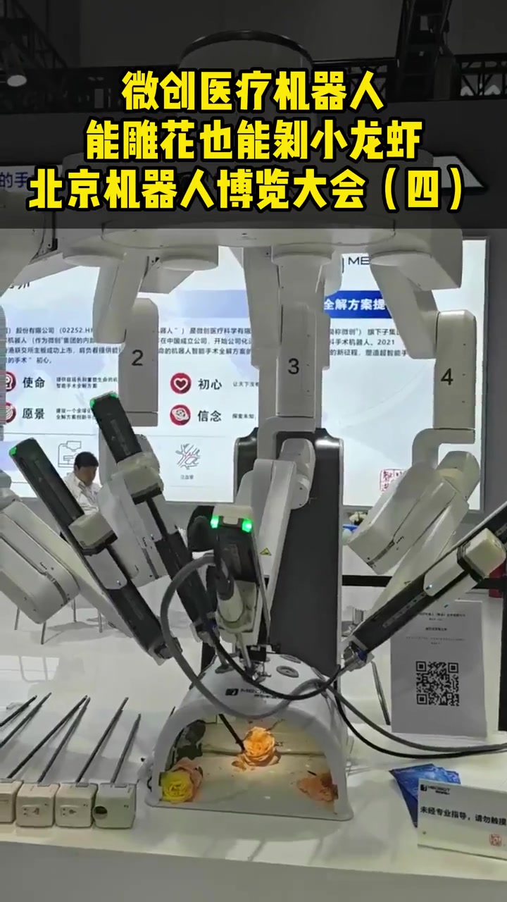 中国制造 微创 医疗机器人 能雕花也能剥小龙虾,西格传动带你了解 北京机器人展览会,微型减