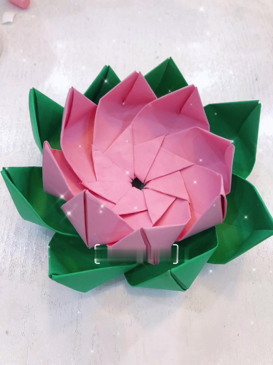 简单漂亮的荷花灯制作～幼儿园手工