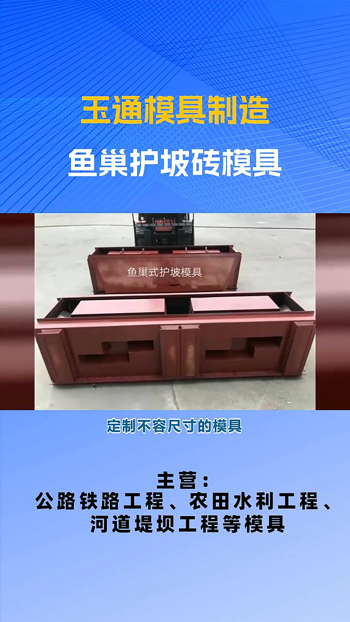 鱼巢护坡砖模具