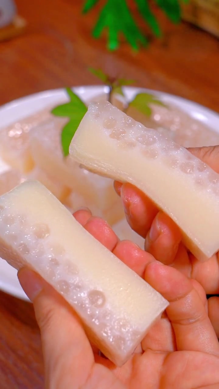 牛奶西米糕从小吃到大 牛奶米糕