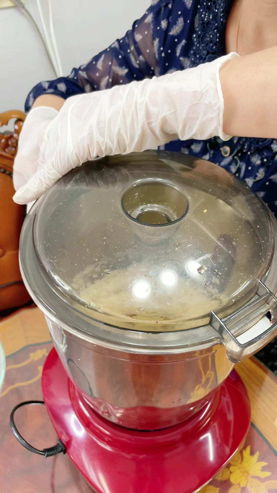 韩国婆婆今天做鲍鱼粥