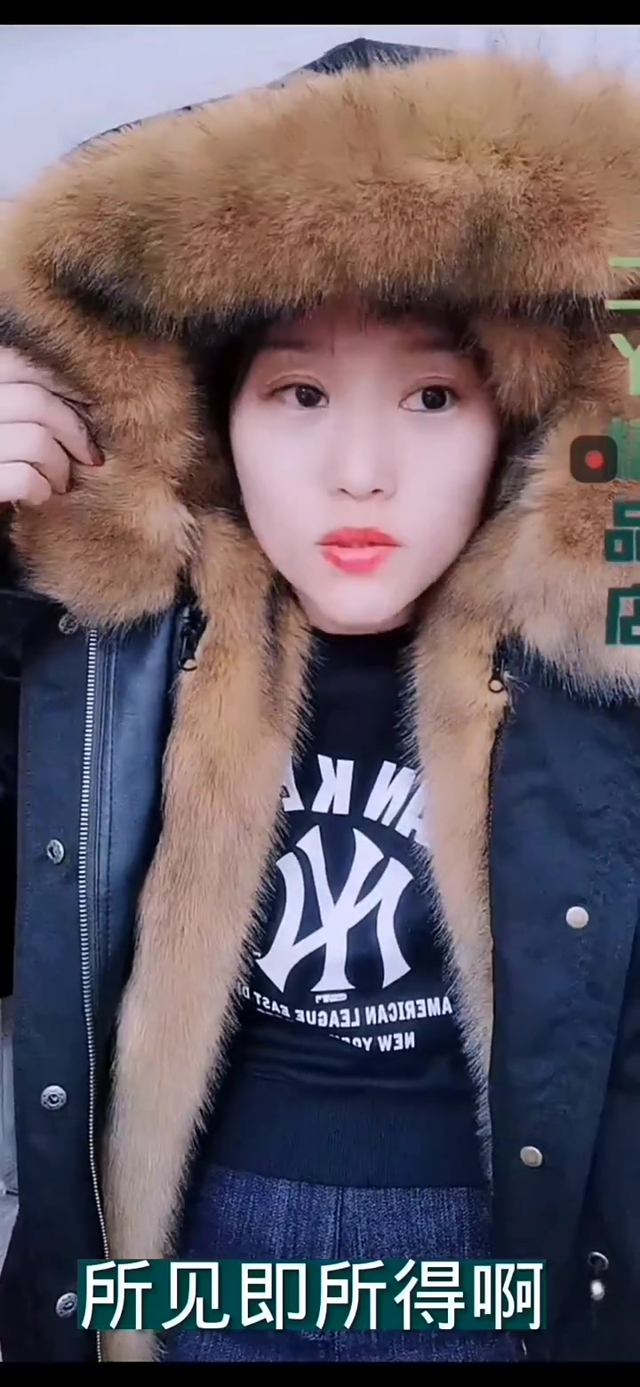 特价派克服男冬季新款可拆卸内胆狐狸毛貉子毛皮草大衣外套中长款