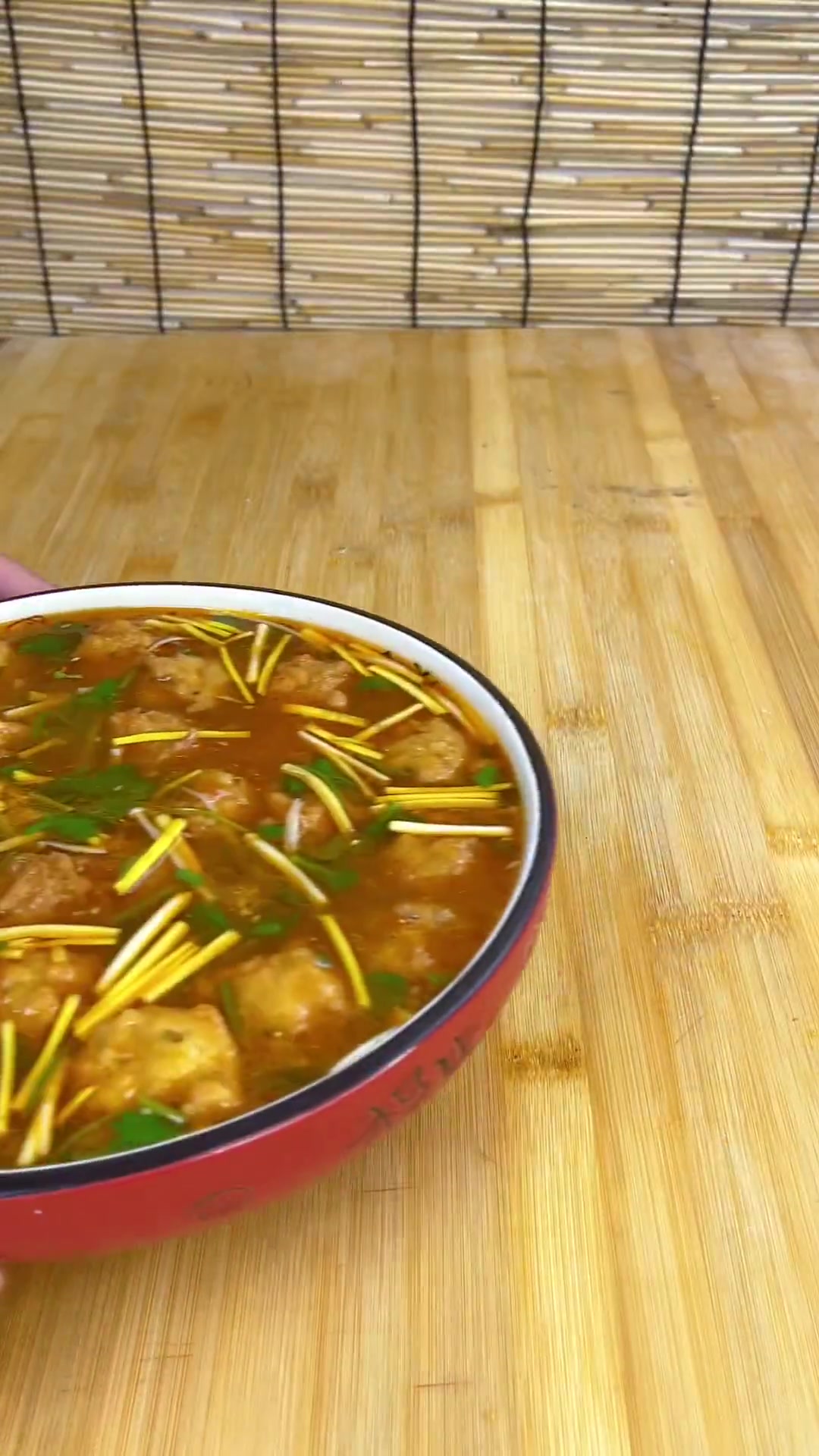 酸辣开胃的素丸子汤,营养又好喝,欢迎了解。地方特色美食 酸辣丸子汤 家的味道 素丸子 美食