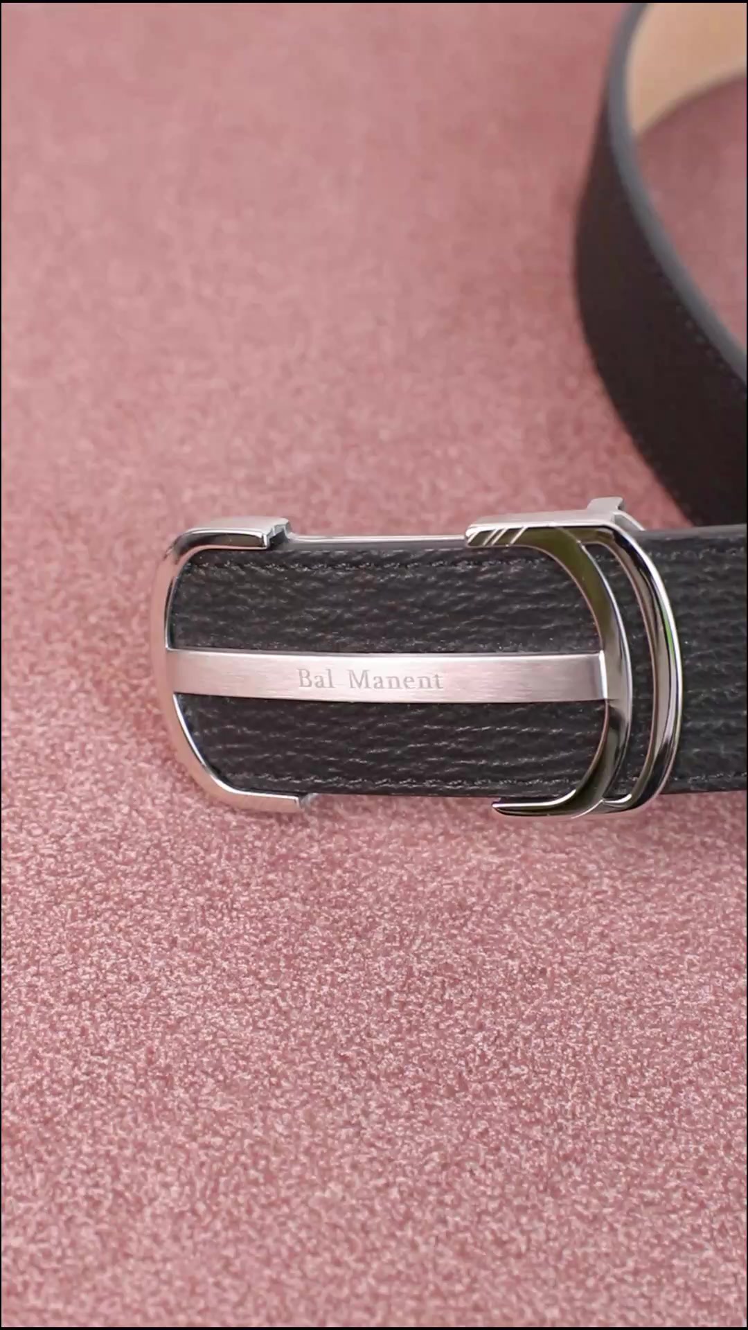 巴玛特男士时尚鲨鱼皮腰带