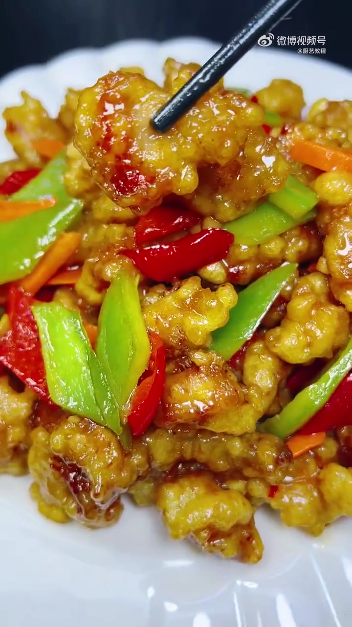 在家怎样把溜肉段做的好看又好吃,学会这个方法你就是大厨!美味辽宁等您来 网红打卡地辽宁杠杠