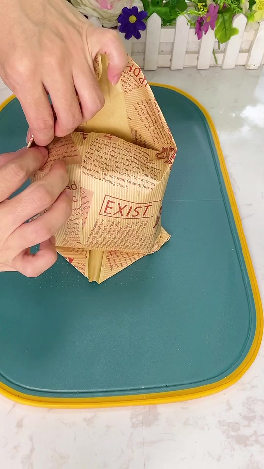 泉州小吃师傅教你三明治折纸方法,记住六个关键点