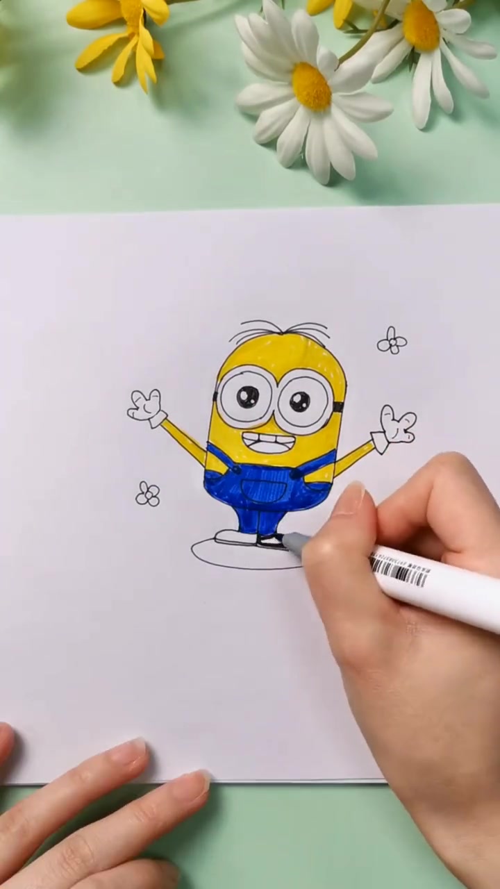 小黄人简笔画 简笔画 画画 早教 儿童画 每天学习一点点