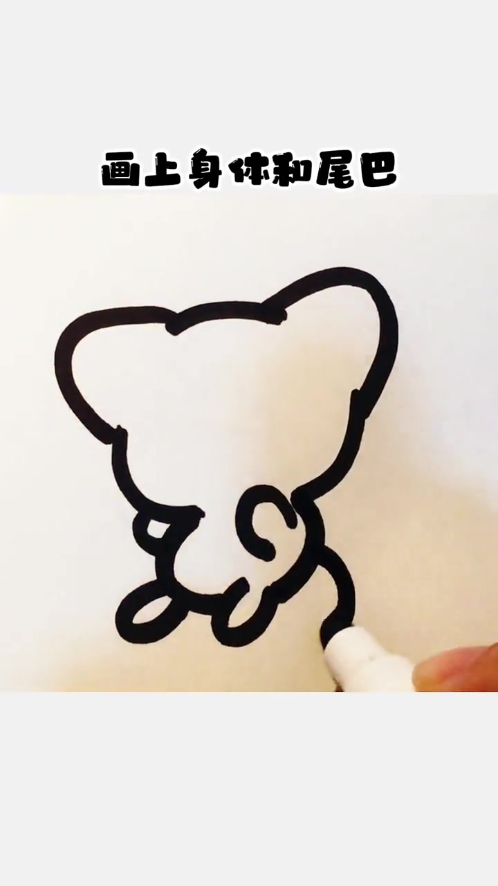 可爱猫猫～简笔画 画画 可爱的简笔画教程 可爱动物