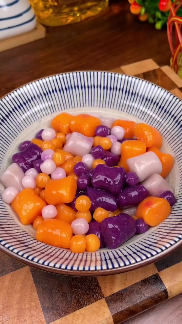 秋天的第一杯奶茶 自己在家做,实现芋圆奶茶自由 奶茶 芋圆 自制甜品 甜品