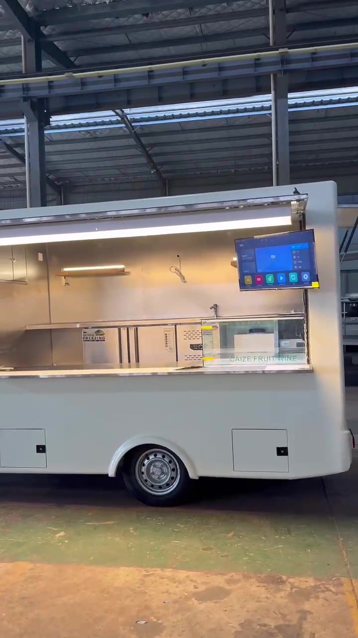 冰淇淋车 奶茶咖啡车 油炸串串小吃车 流动早餐车 摆摊车