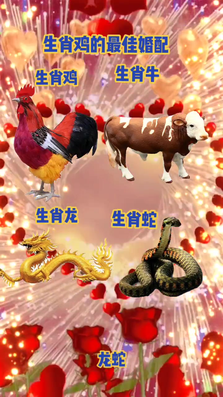 国学 国学智慧 十二生肖 生肖鸡 生肖牛 生肖龙 生肖蛇