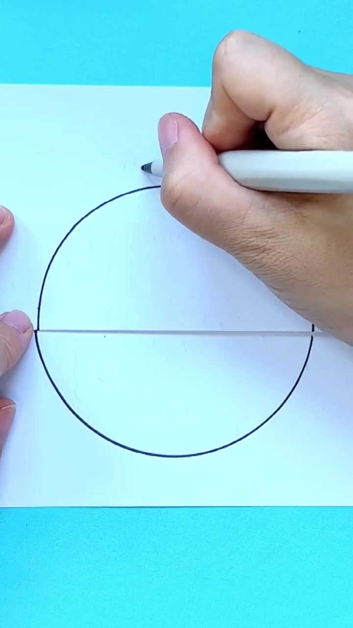 画画大全 美术 西瓜里住着小兔子儿童画