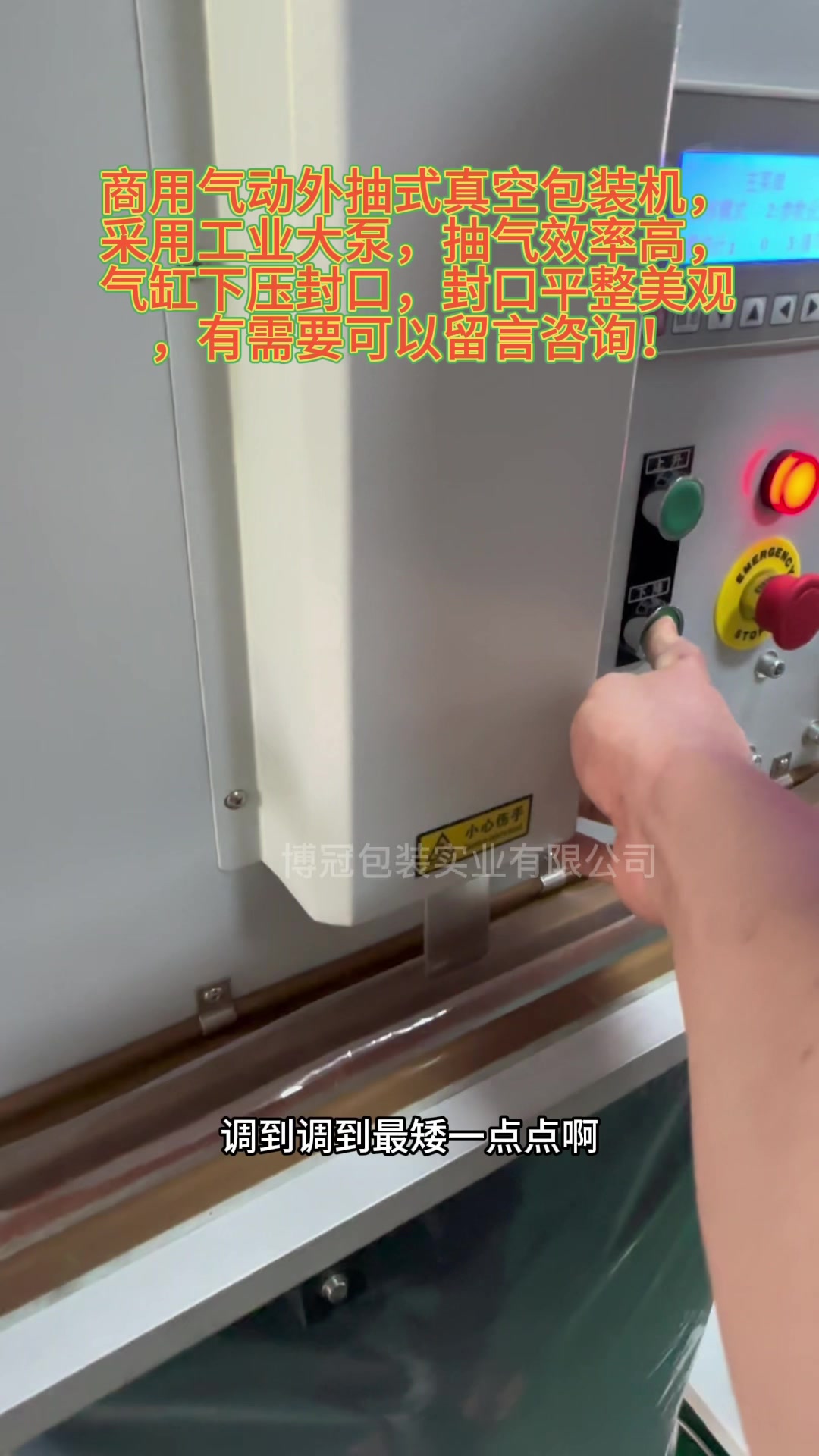 立式外抽真空包装机