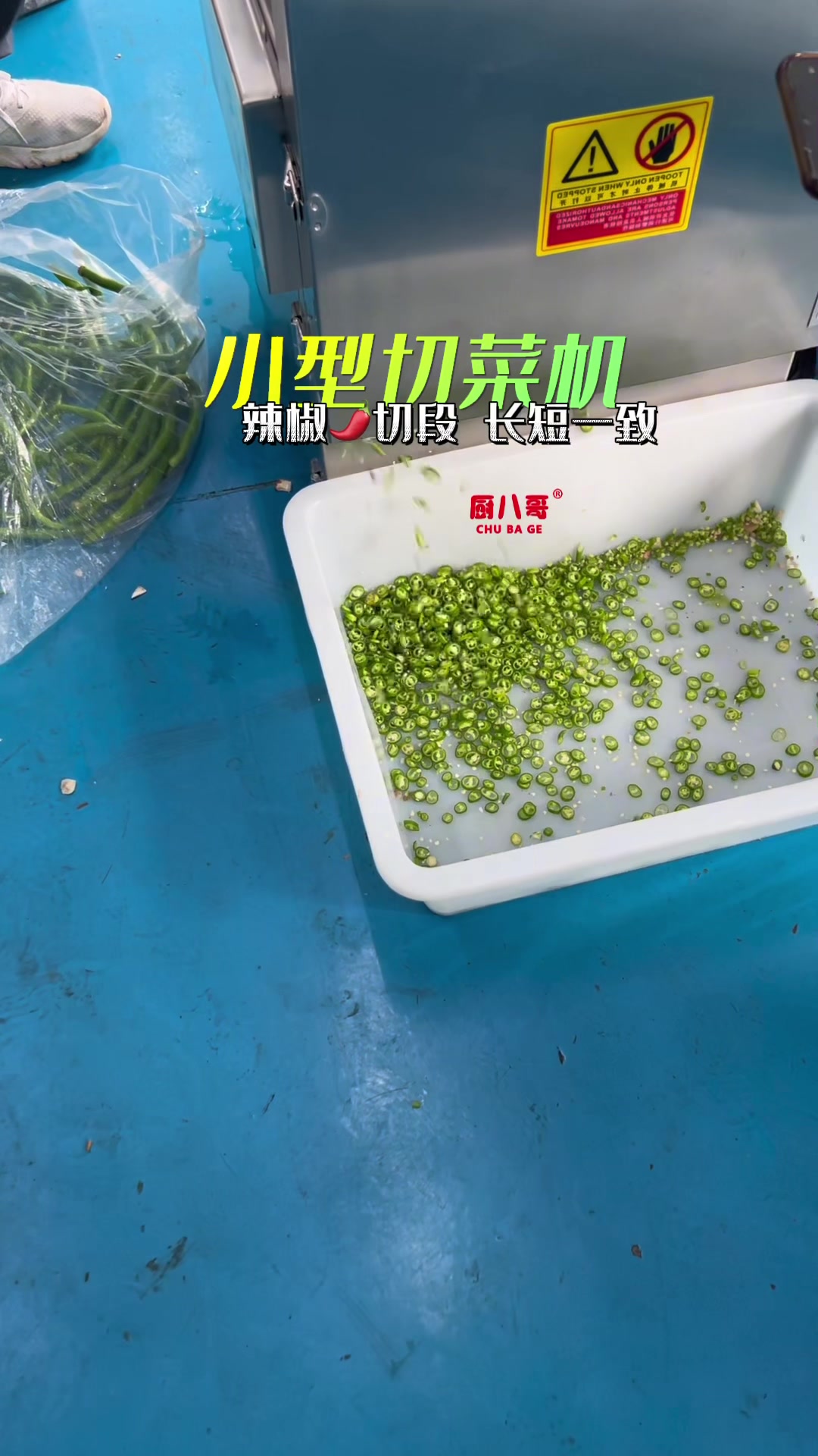 厨八哥小型切菜机切片切段切丝
