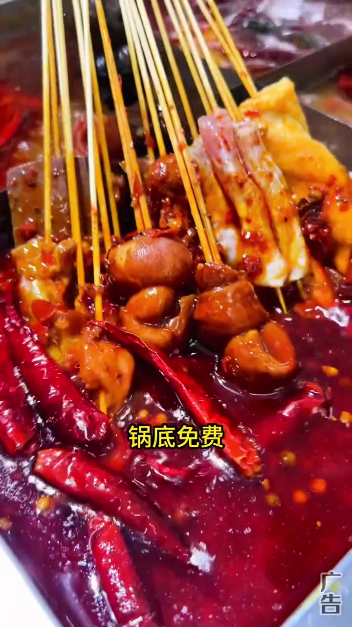 李蹦蹦地摊麻辣烫开到伊旗啦,9.9团20个签 鄂尔多斯美食 天儿冷吃点啥 串串香 麻辣烫