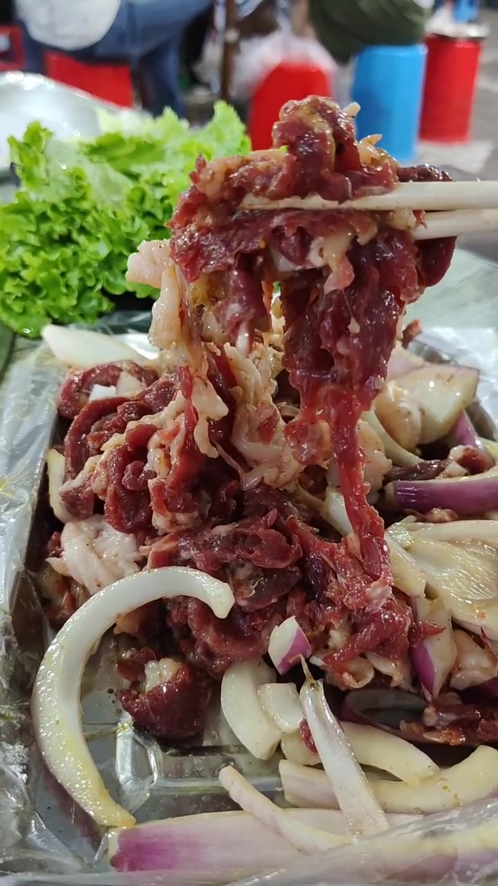 齐齐哈尔地桌烤肉,拌肉料,蘸料