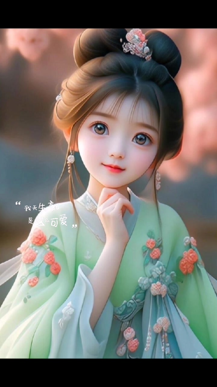 天生可爱,萌萌哒,这样的卡通头像你们喜欢吗