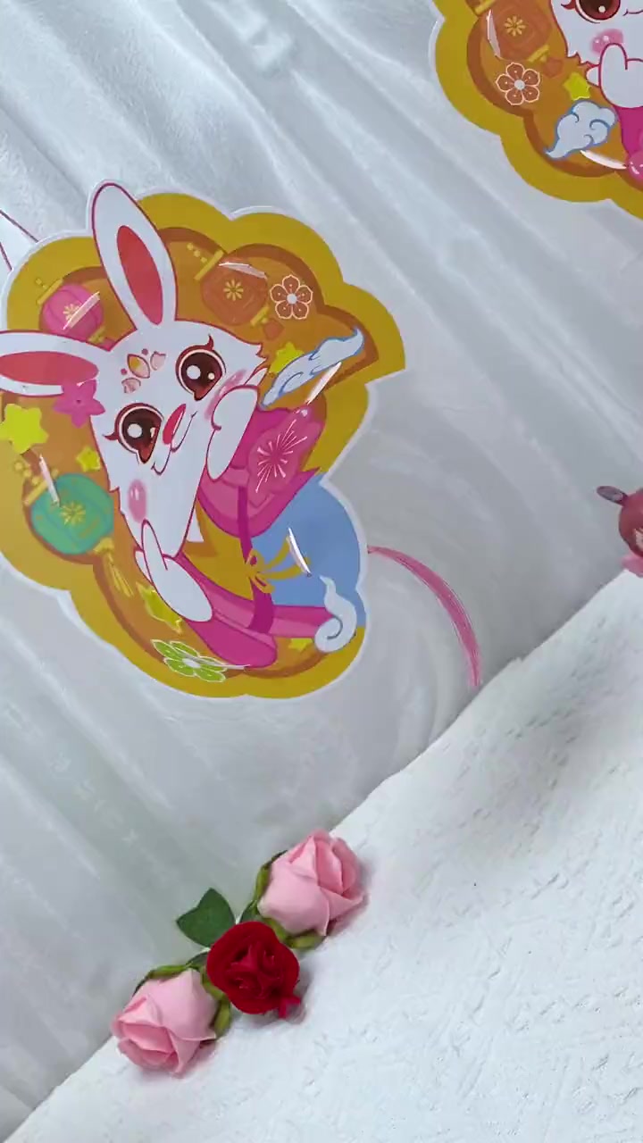 中秋节快到了,小朋友自己就能拼装的兔子灯笼来了,成品美美哒 中秋节手工灯笼 灯笼 玉兔灯笼