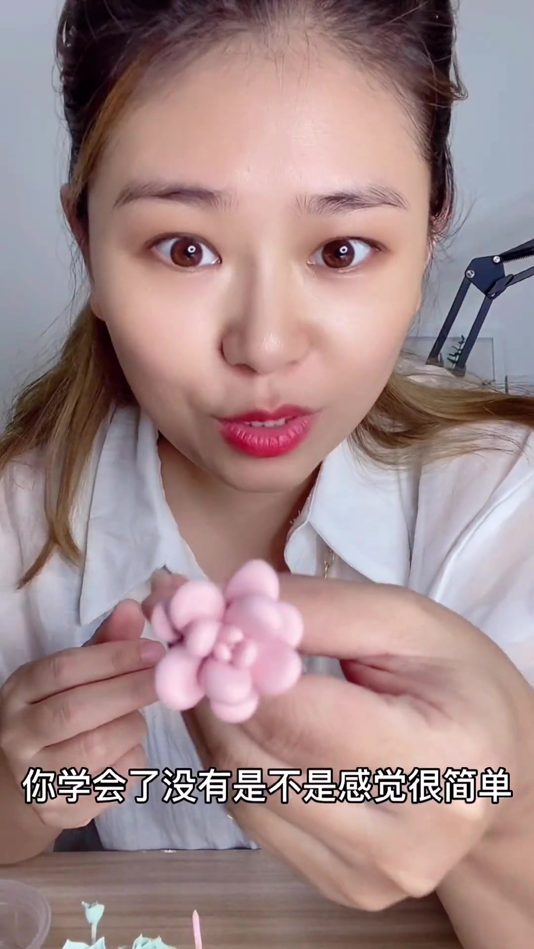 粘土手工 超轻粘土手工 日常vlog 多肉植物 手作 教程分享 桃蛋做法太简单了,一学就会