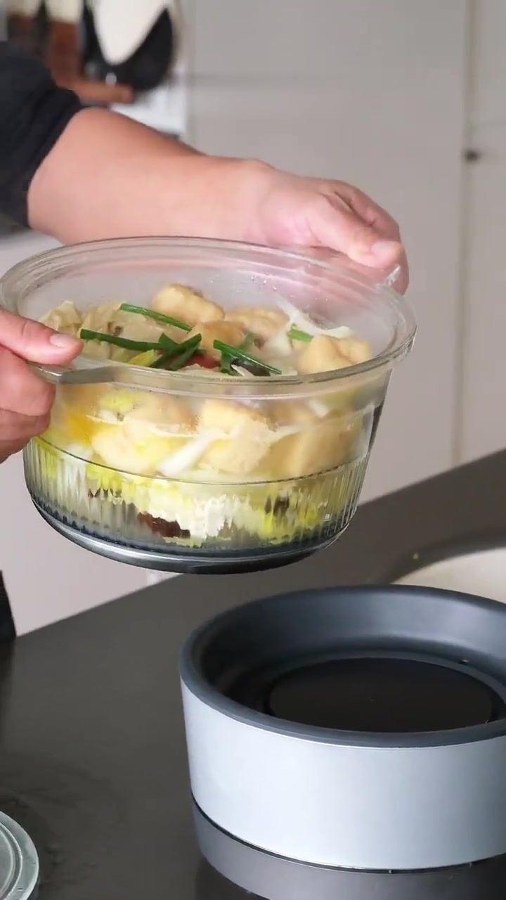 油豆腐蔬菜锅