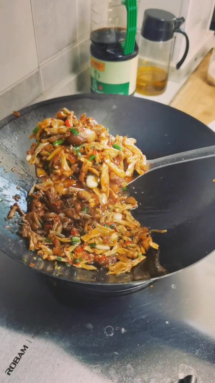 扑豆角炒肉,下饭菜啊