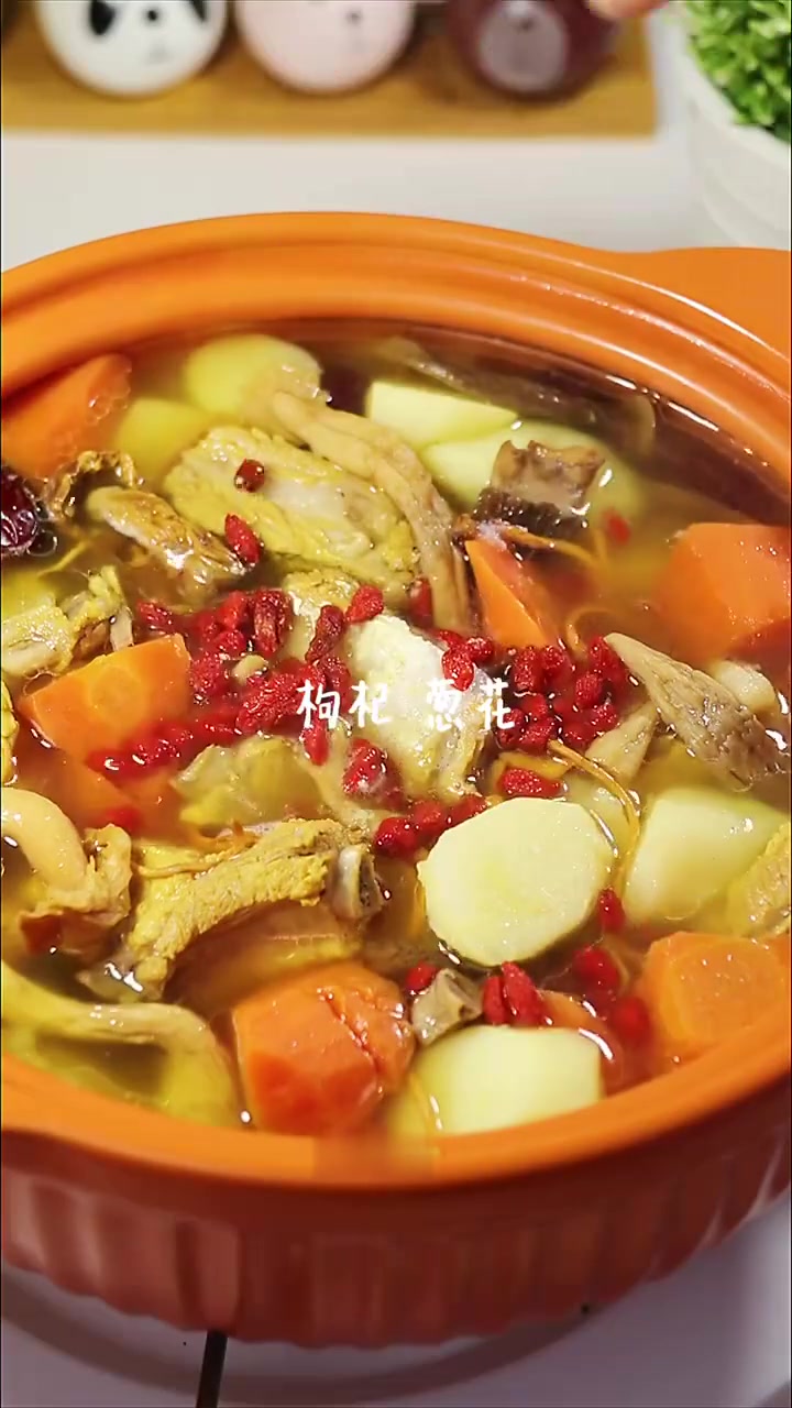 山药菌菇排骨汤
