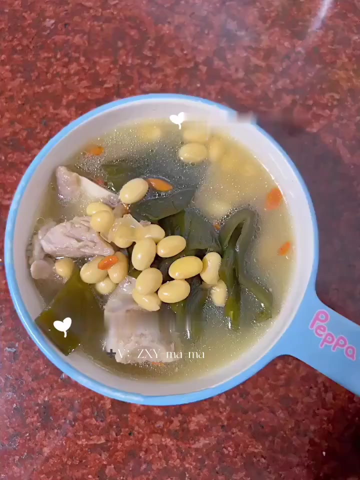 海带结·黄豆筒骨汤·促进钙吸收·减肥排毒汤