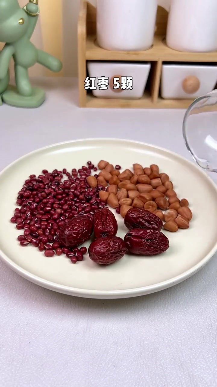 妈妈教我吃的 红豆花生露,真好喝 喝出好气色 五谷豆浆 破壁机食谱