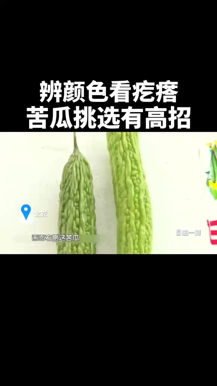 蔬菜真相大揭秘!辨颜色看疙瘩 苦瓜挑选有高招