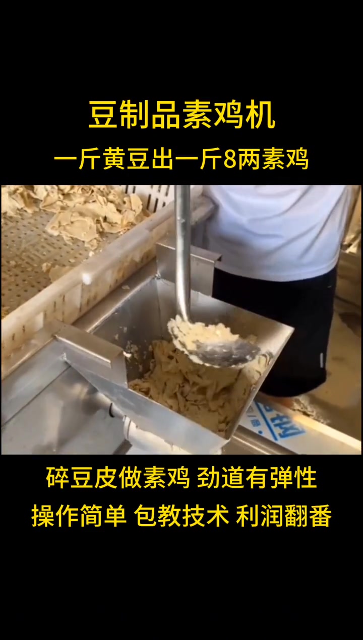 素鸡机,一个小时200斤,操作简单,包教技术 全自动素鸡机 半自动素鸡机 素鸡机器 豆制品