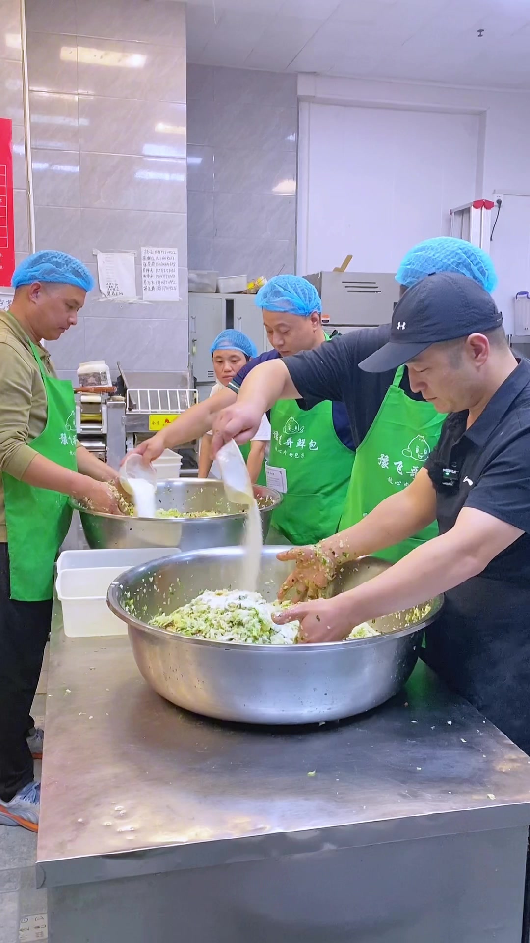 香菇包菜馅料制作