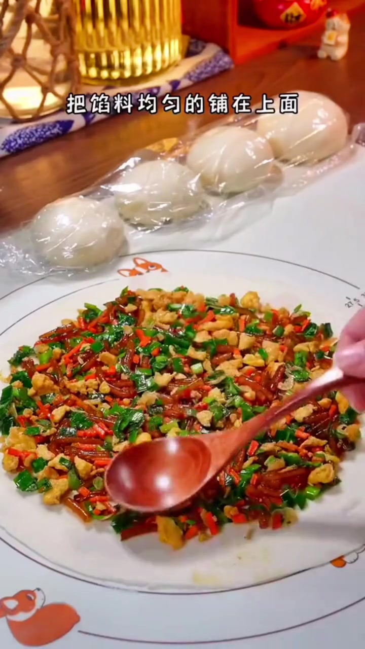 你知道菜蟒是怎样做的吗 美食教程 面食 早餐饼 菜蟒 好吃到停不下来